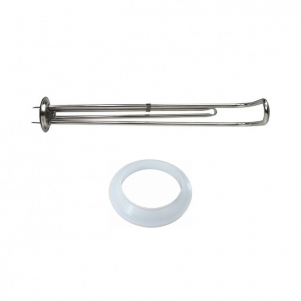 Комплект ТЭН 2кВт (2000Вт) RF для горизонтального водонагревателя  Polaris, Timberk, под анод М4 + прокладка, П2000K1