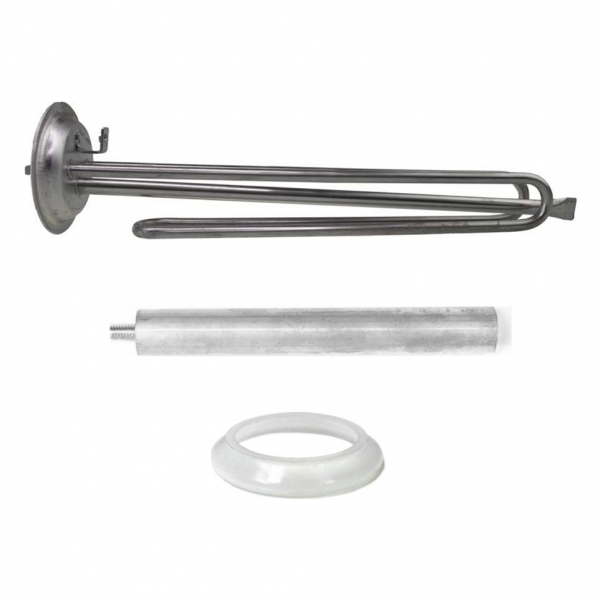 Комплект ТЭН 2,5кВт (2500Вт) RF для водонагревателя Electrolux, под анод М6, фланец 92мм + прокладка + анод, 3170025K