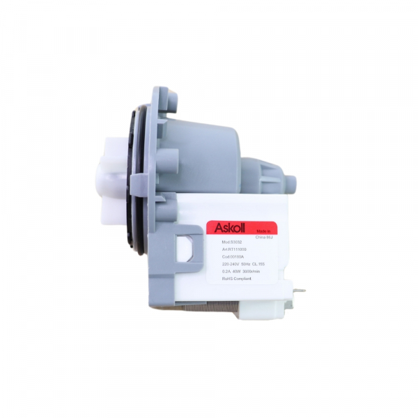 Сливной насос (помпа) для стиральной машины LG Direct Drive, Samsung Diamond , Eco Bubble, Crystal Slim, Askoll M231, 40W, 3 винта, Р000/40