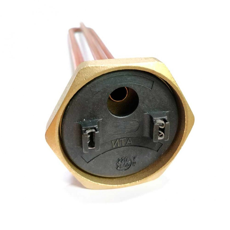 ТЭН 2,5кВт (2500Вт) RDT, резьбовой 42 мм для Ariston, De Luxe, Real, Thermex, под анод М6, 282245