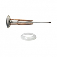 Комплект ТЭН 1,5кВт (1500Вт) RF для водонагревателя Electrolux, под анод М6, фланец 92 мм + прокладка, 10081K1