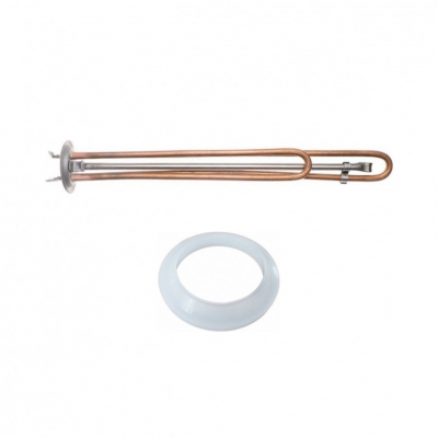 Комплект ТЭН 2,5кВт (2500Вт) RF для водонагревателя Ariston SHT, SHUTTLE, Regent под анод М4 + прокладка, 20721K1