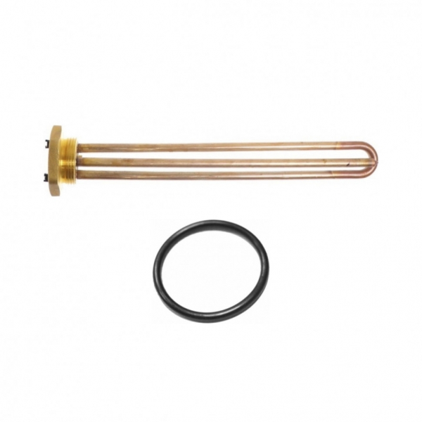Комплект ТЭН 2,5кВт (2500Вт) RDT, резьбовой 42мм для Ariston, De Luxe, Real, Thermex, под анод М6 + прокладка, 182245K2