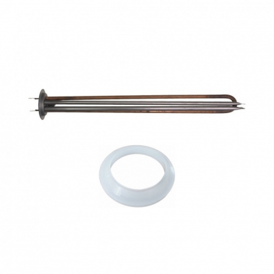 Комплект ТЭН 1,5кВт (1500Вт) RF для водонагревателя Lemax, Timberk под анод M6 + прокладка, 20061K1