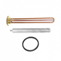 Комплект ТЭН 2,5кВт (2500Вт) RDT, резьбовой 42мм для Ariston, De Luxe, Real, Thermex, под анод М6 + прокладка + анод, 30248K1