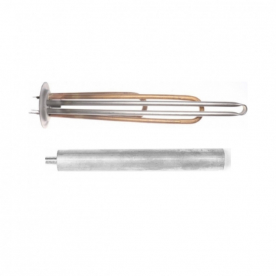 Комплект ТЭН 1кВт (1000Вт) RF для водонагревателя Elsotherm Flat CV, AV, Termolux + анод, 20109K