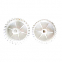 Блок большая + малая шестерня для мясорубки Midea MG2752, D59 + D59,5мм, 28 + 38 зубьев, h1154 Блок большая + малая шестерня для мясорубки Midea MG2752, D59 + D59,5мм, 28 + 38 зубьев, h1154