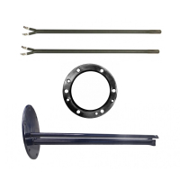 Комплект сухой ТЭН 2кВт (1000Вт и 1000Вт) для AEG, Electrolux EWH SL, Slim, Digital  + фланец + прокладка, 482979F2000W